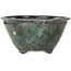 Pot à bonsaï rond vert et rouge de Shuhou - 298 x 298 x 145 mm
