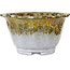 Vaso bonsai Lotus bianco e marrone di Shuhou - 343 x 343 x 193 mm
