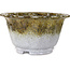 Vaso bonsai Lotus bianco e marrone di Shuhou - 343 x 343 x 193 mm