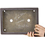 Rechthoekige ongeglazuurde bonsaipot van Yamaaki - 293 x 205 x 60 mm