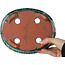 Pot ovale vert pour bonsaï de Shuhou - 195 x 163 x 63 mm