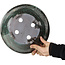 Pot à bonsaï rond vert et rouge de Shuhou - 298 x 298 x 145 mm