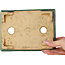 Rechthoekige groene bonsaipot van Aiba Koyou - 173 x 128 x 35 mm