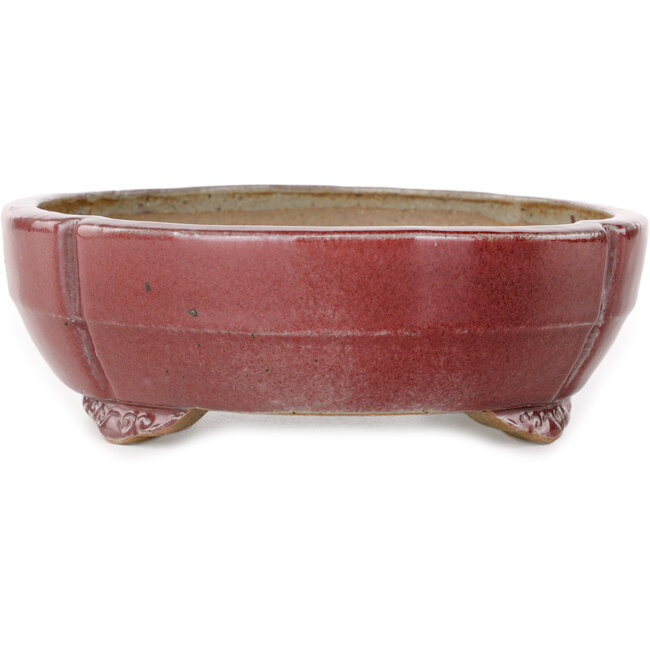 Mokko rode bonsaipot van Juko Koyou - 200 x 170 x 55 mm