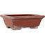 Rechteckiger, unglasierter Bonsai-Topf von Bigei – 165 x 130 x 55 mm