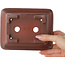 Maceta rectangular sin esmaltar para bonsái de Bigei - 165 x 130 x 55 mm