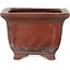 Square unglazed bonsai pot by Bigei - 98 x 98 x 70 mm