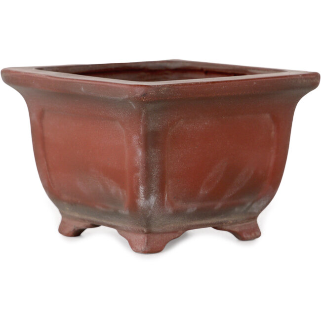 Vaso bonsai quadrato non smaltato di Bigei - 98 x 98 x 70 mm
