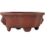 Mokko unglazed bonsai pot by Bigei - 137 x 113 x 55 mm