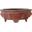 Mokko unglazed bonsai pot by Bigei - 137 x 113 x 55 mm