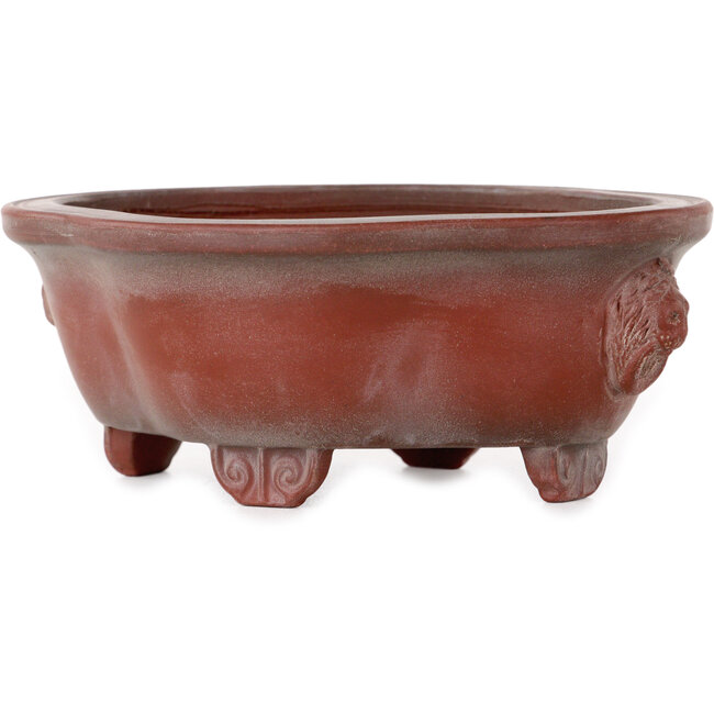 Mokko unglazed bonsai pot by Bigei - 137 x 113 x 55 mm