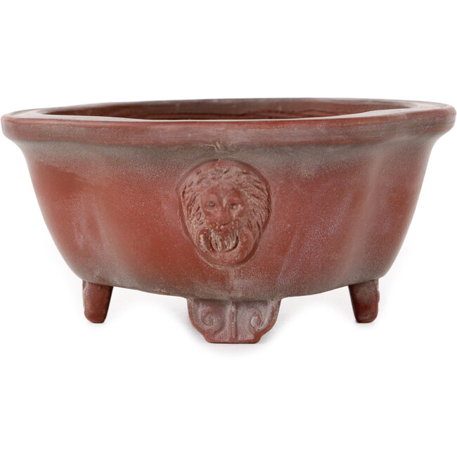 Mokko unglazed bonsai pot by Bigei - 137 x 113 x 55 mm