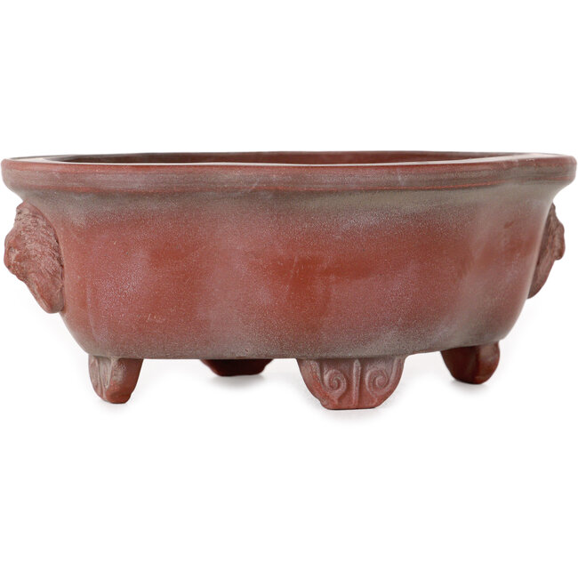 Mokko unglazed bonsai pot by Bigei - 137 x 113 x 55 mm