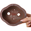 Unglasierte Bonsaischale „Mokko“ von Bigei – 137 x 113 x 55 mm