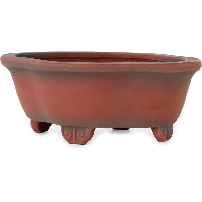 Vaso bonsai Mokko non smaltato di Bigei - 137 x 113 x 55 mm