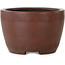 Ronde, ongeglazuurde bonsaipot van Bigei - 90 x 90 x 60 mm