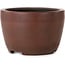 Round unglazed bonsai pot by Bigei - 90 x 90 x 60 mm
