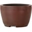Round unglazed bonsai pot by Bigei - 90 x 90 x 60 mm