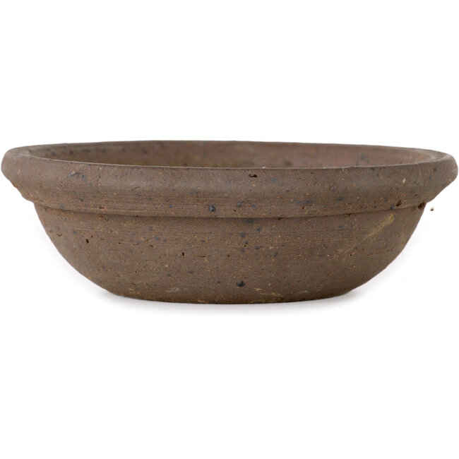 Vaso bonsai rotondo non smaltato di Bigei - 110 x 110 x 35 mm