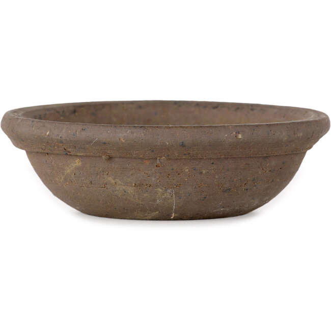 Pot à bonsaï rond non émaillé de Bigei - 110 x 110 x 35 mm