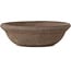 Round unglazed bonsai pot by Bigei - 110 x 110 x 35 mm