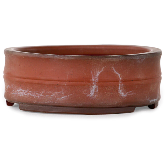 Maceta redonda sin esmaltar para bonsái de Bigei - 88 x 88 x 32 mm