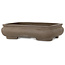 Rechteckiger, unglasierter Bonsai-Topf von Shinto – 163 x 120 x 42 mm