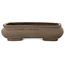 Pot à bonsaï rectangulaire non émaillé de Shinto - 163 x 120 x 42 mm