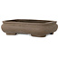 Rectangular unglazed bonsai pot by Shinto - 163 x 120 x 42 mm