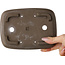 Pot à bonsaï rectangulaire non émaillé de Shinto - 163 x 120 x 42 mm