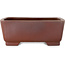 Rechthoekige, ongeglazuurde bonsaipot van Shibakatsu - 160 x 126 x 60 mm