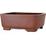 Pot à bonsaï rectangulaire non émaillé de Shibakatsu - 160 x 126 x 60 mm