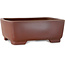 Pot à bonsaï rectangulaire non émaillé de Shibakatsu - 160 x 126 x 60 mm
