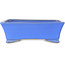 Vaso bonsai rettangolare blu di Shibakatsu - 182 x 145 x 60 mm