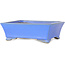 Rechteckiger blauer Bonsai-Topf von Shibakatsu – 182 x 145 x 60 mm