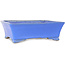 Vaso bonsai rettangolare blu di Shibakatsu - 182 x 145 x 60 mm