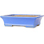 Rechthoekige blauwe bonsaipot van Shibakatsu - 195 x 150 x 53 mm