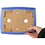 Rechthoekige blauwe bonsaipot van Shibakatsu - 195 x 150 x 53 mm