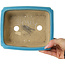 Rechthoekige turquoise bonsaipot van Shibakatsu - 190 x 157 x 63 mm