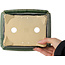 Rechthoekige donkergroene bonsaipot van Shibakatsu - 190 x 157 x 63 mm