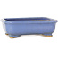 Vaso bonsai rettangolare azzurro di Hattori - 148 x 110 x 45 mm