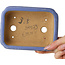 Pot à bonsaï rectangulaire bleu clair de Hattori - 148 x 110 x 45 mm