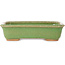 Rechthoekige groene bonsaipot van Hattori - 142 x 107 x 37 mm