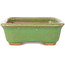 Vaso bonsai rettangolare verde di Hattori - 142 x 107 x 37 mm