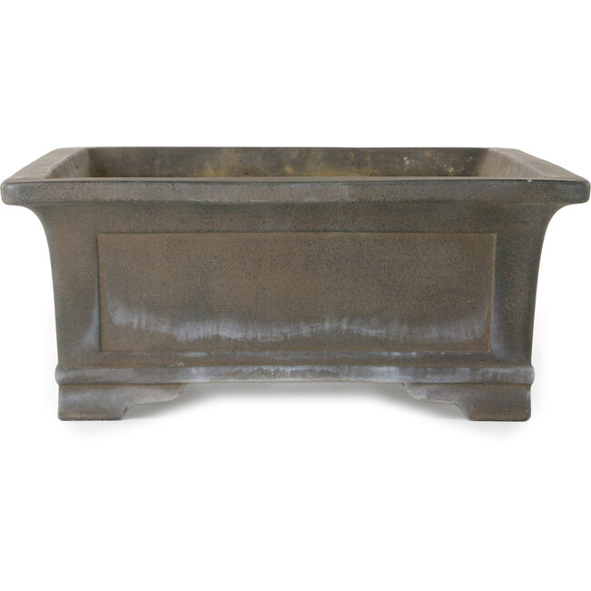 Rectangular unglazed bonsai pot - 470 x 365 x 142 mm