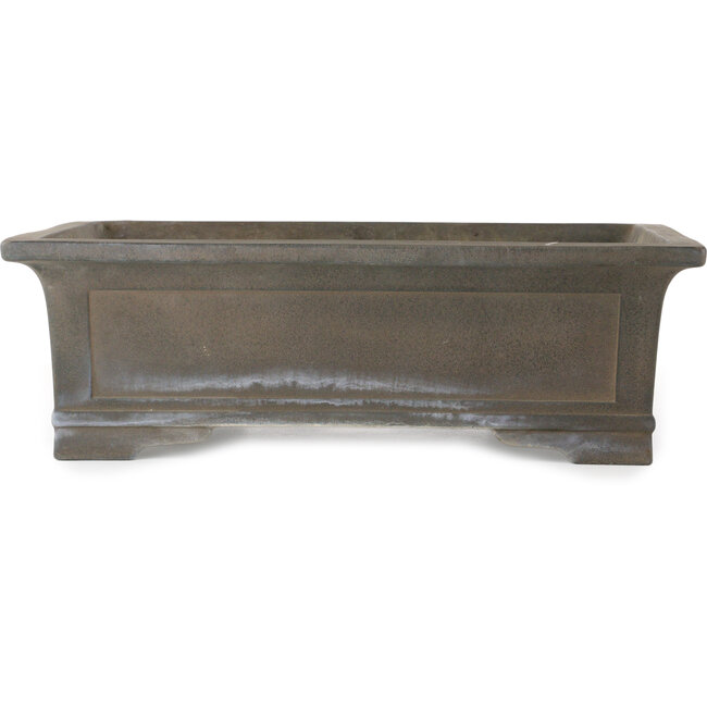 Pot à bonsaï rectangulaire non émaillé - 470 x 365 x 142 mm