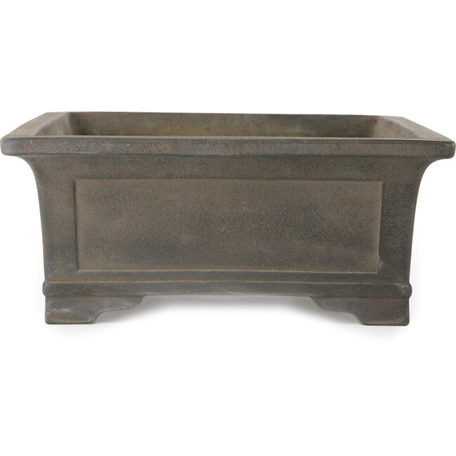 Pot à bonsaï rectangulaire non émaillé - 470 x 365 x 142 mm