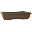 Maceta rectangular sin esmaltar para bonsái de Yamaaki Toshio (tercera generación) - 403 x 277 x 92 mm
