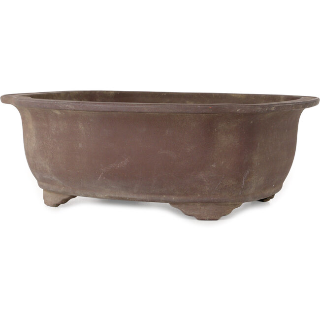 Maceta para bonsái Mokko sin esmaltar de Izumiya (Zenigo) - 467 x 385 x 162 mm