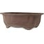 Mokko unglazed bonsai pot by Izumiya (Zenigo) - 467 x 385 x 162 mm